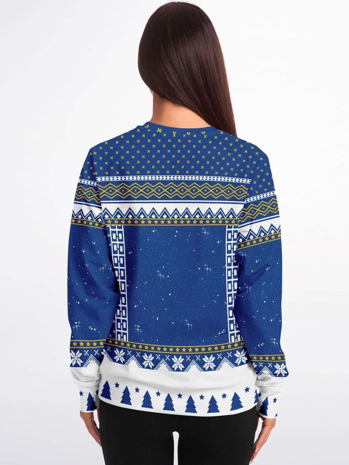 Festive North Pole Snow Globe Ugly Christmas Sweatshirt - Cozy Holiday Apparel product image (4)