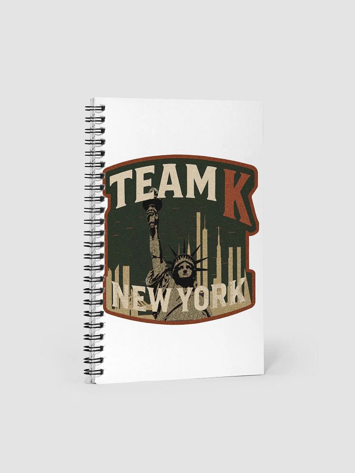 Team K New York Spiral Notebook product image (1)