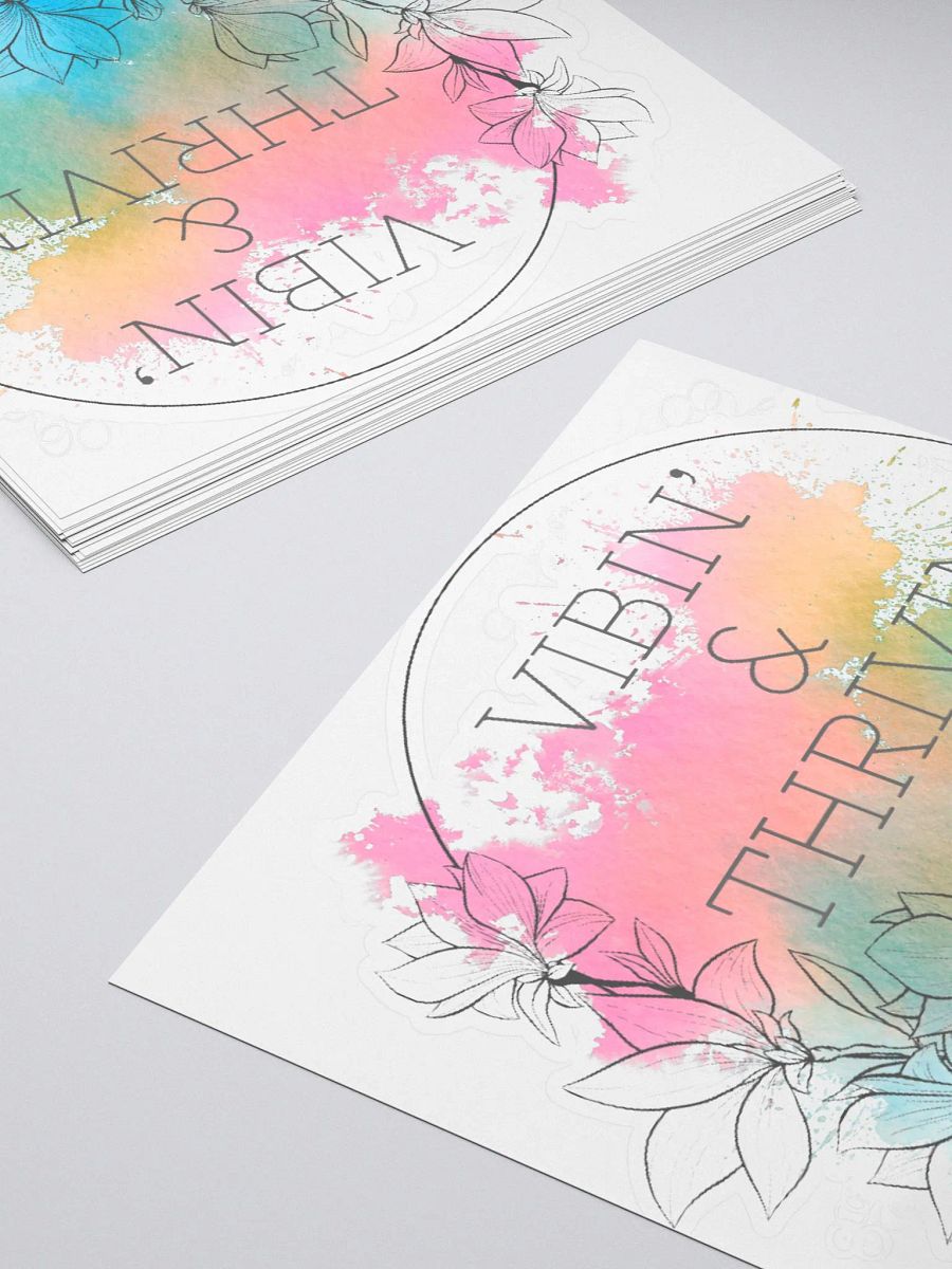 Vibin' & Thrivin' Floral Sticker Set product image (12)