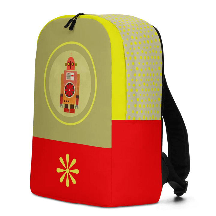 Gyro the Atomic Robot - Backpack in Green, Yellow and Red product image (1)