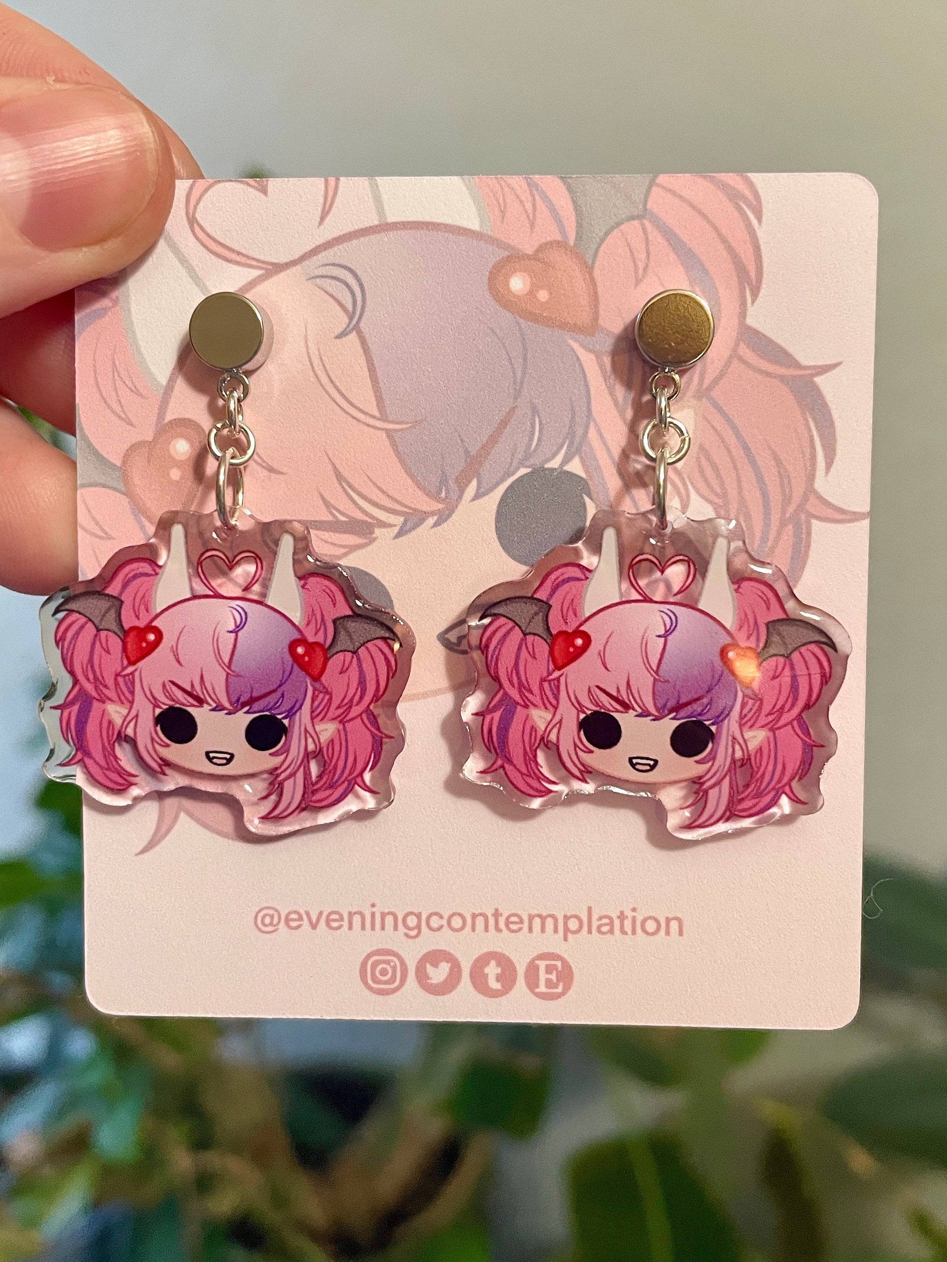 Ironmouse - Acrylic Earrings product image (1)