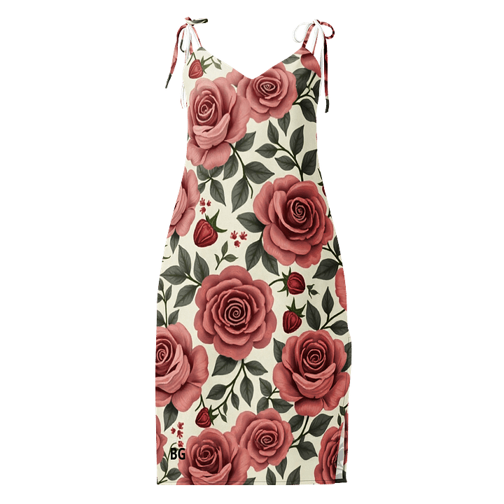 Barry Grady Red Roses All-Over Slip Dress product image (2)