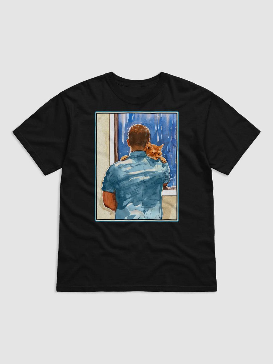 Cat Dad And Ginger Cat T-Shirt product image (1)