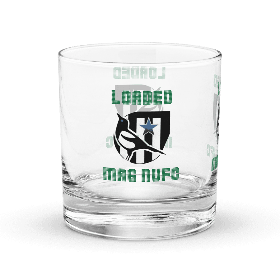 Loaded Mag NUFC Rocks Glass product image (3)