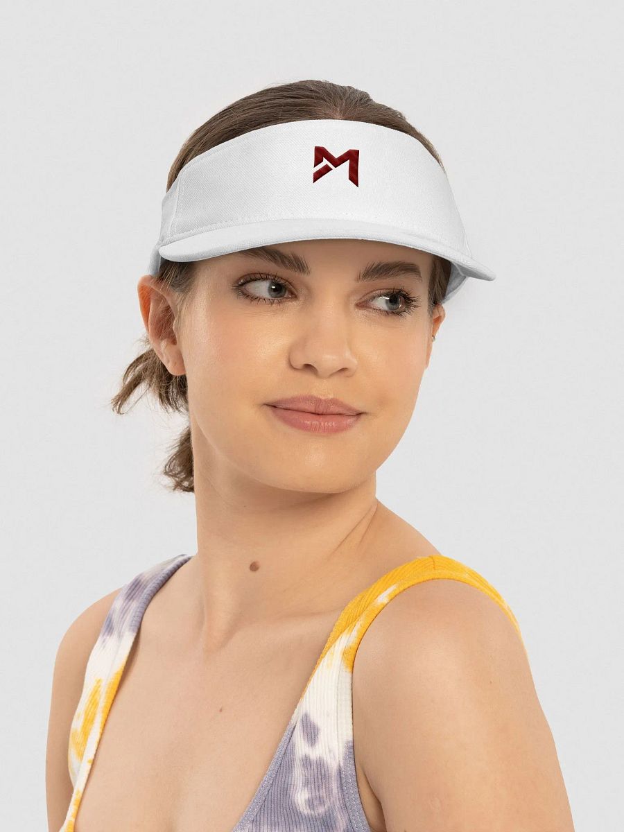 Maroon Logo Visor product image (10)