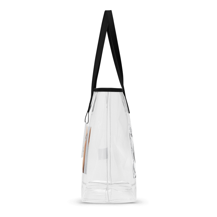 Plastic see thru hand bag product image (3)