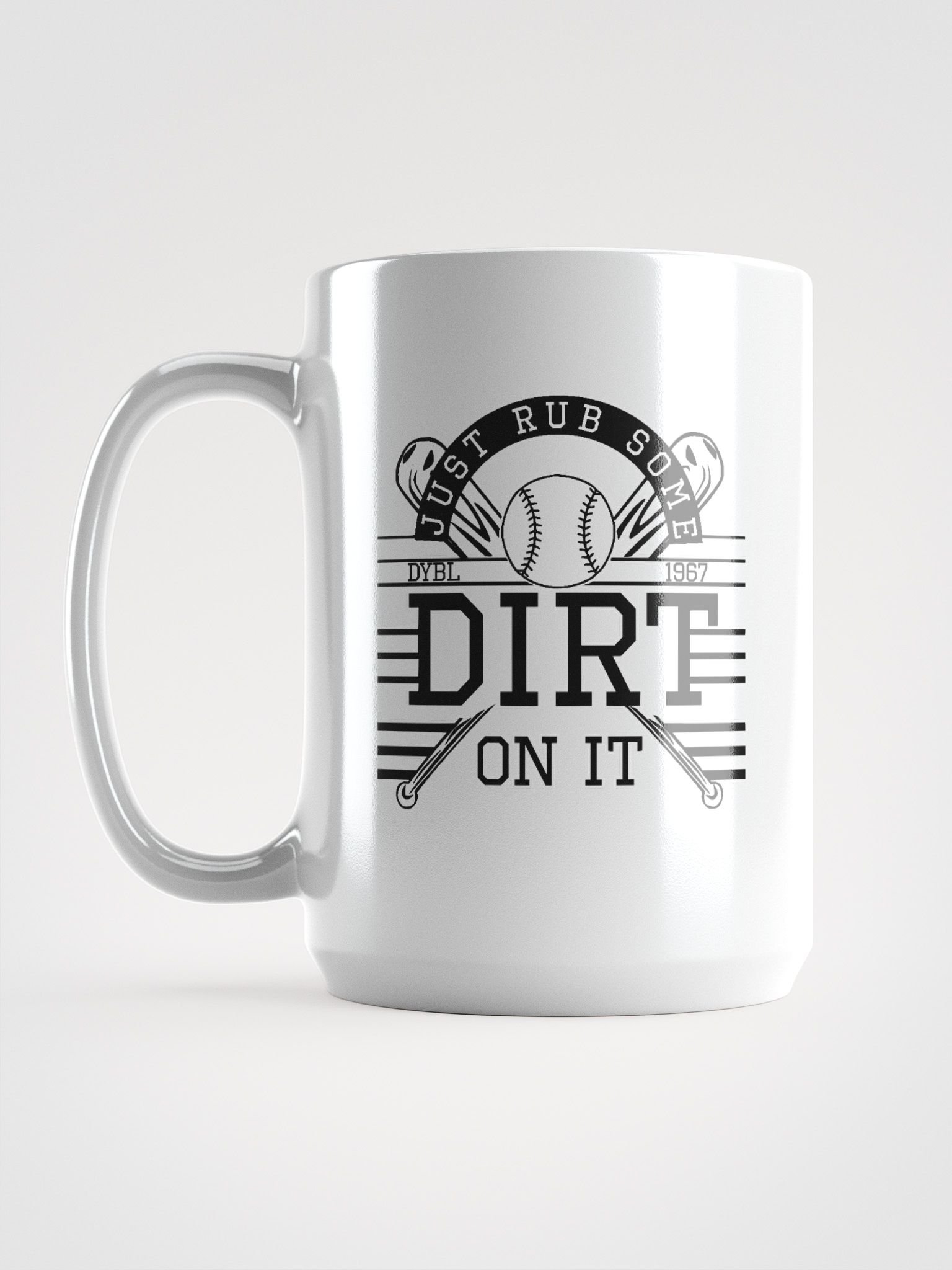 Vintage Baseball Crossed Bats Mug product image (1)