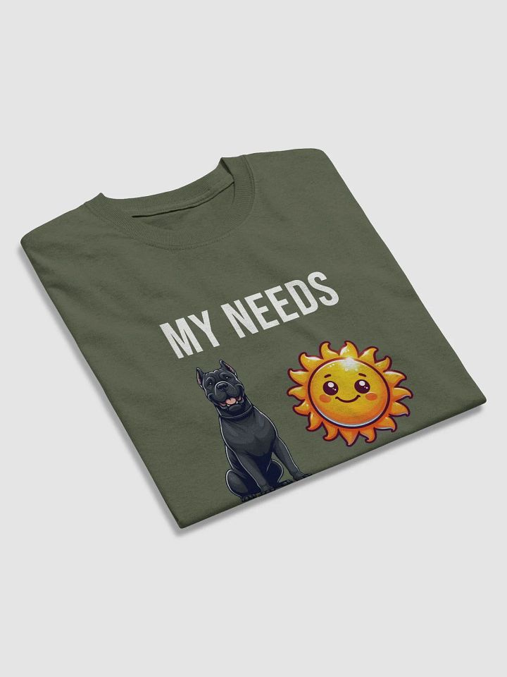 My Needs Are Simple - Cane Corso and Sun T-Shirt product image (26)