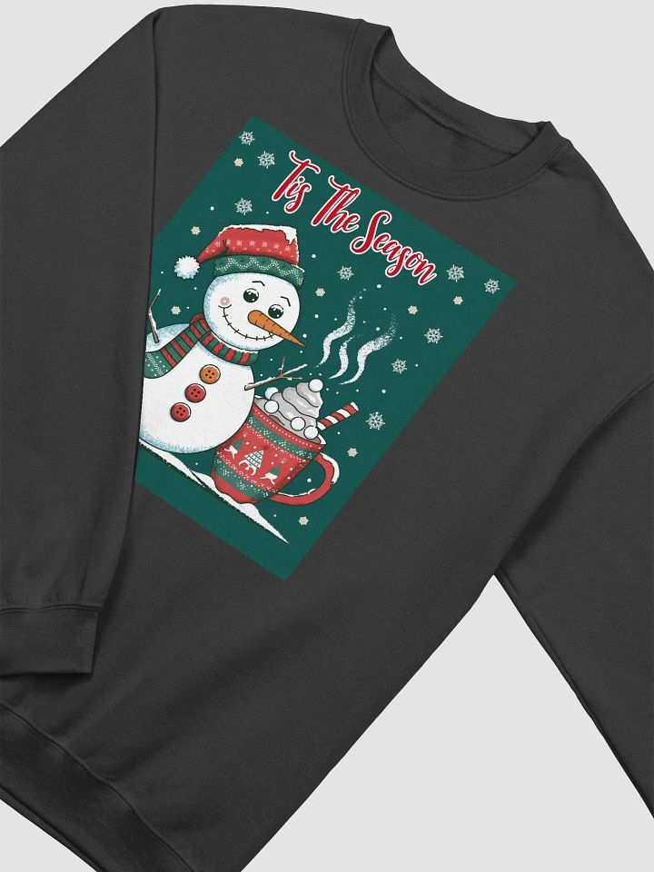 'Tis the Season Snowman Christmas Unisex sweatshirt for men and women product image (9)