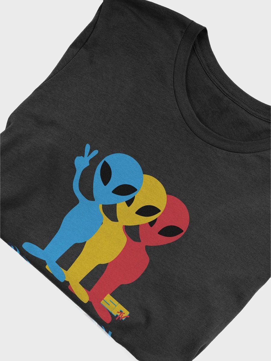 SP Nation - 3 Peaceful Aliens - shirt DARK colors product image (55)