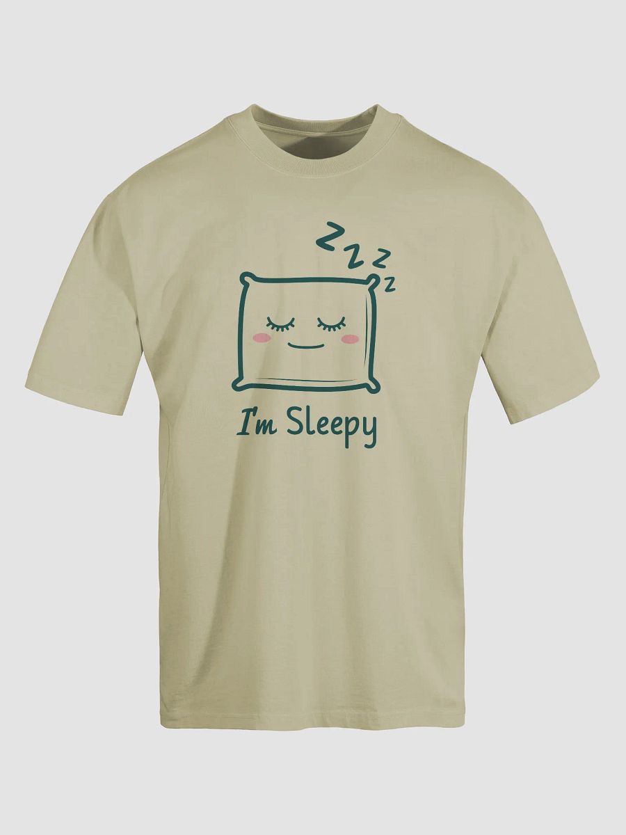 "I'm Sleepy" Design Oversized T-Shirt by AS Colour 5082 | Premium Faded Tee for Casual Style product image (5)