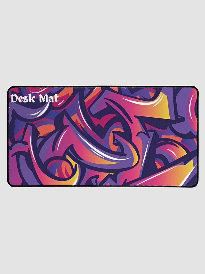 Desk Mat 15.5" x 31.5" Graffiti Color product image (1)