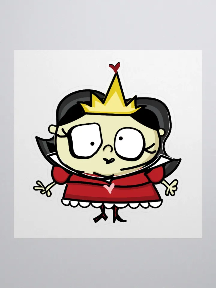 The Queen of Hearts Sticker product image (1)