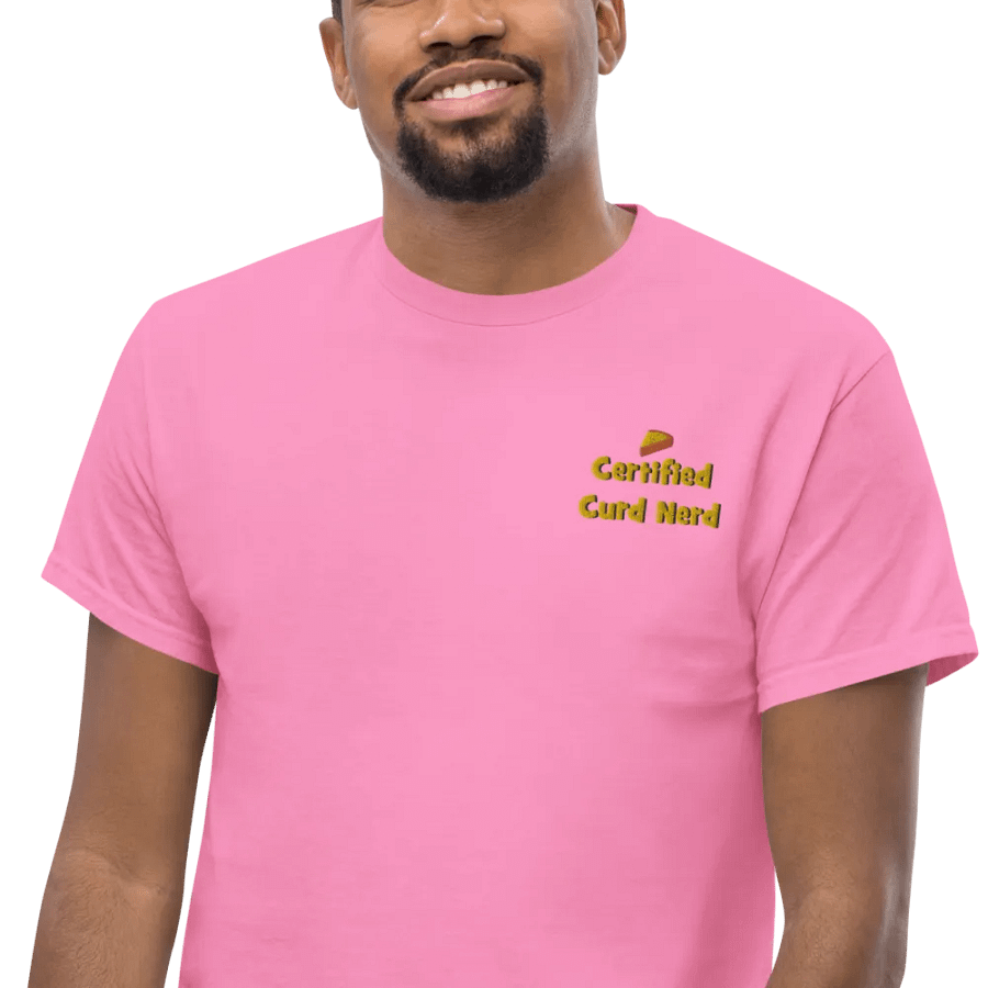 Certified Curd Nerd T-Shirt Embroided Logo product image (153)