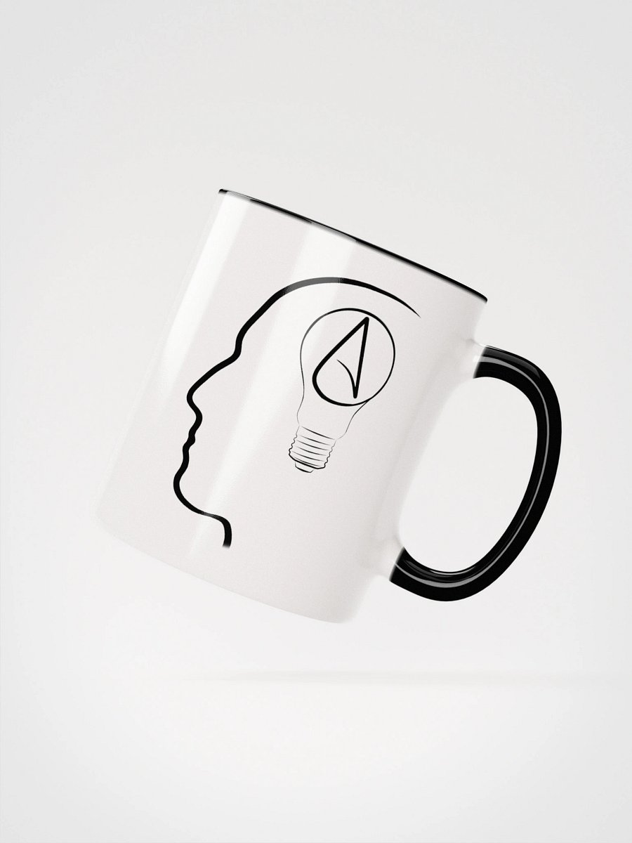 The Thinking Atheist logo mug (white) product image (3)