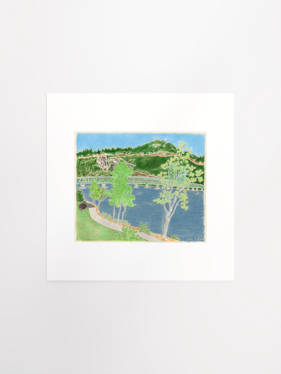 View from the Hood River, Oregon Best Western Print product image (2)