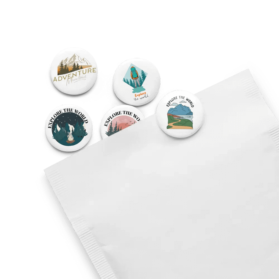 Mountain Adventure Pin Button Set product image (13)