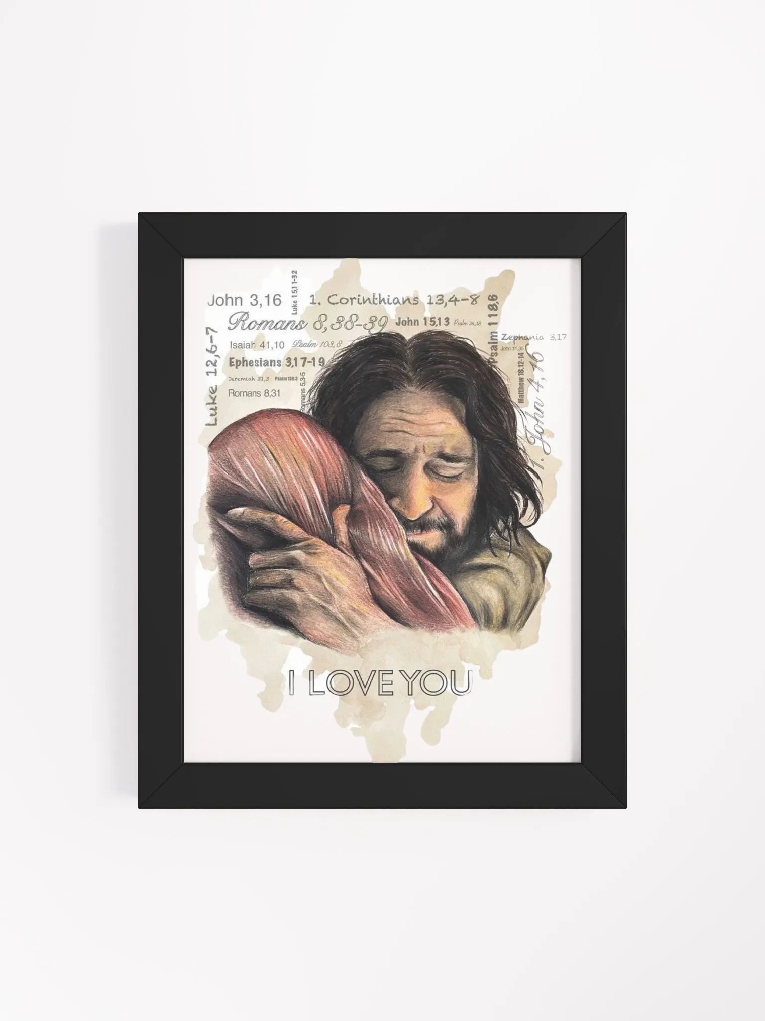 Eternal Embrace Matte wall frame product image (4)