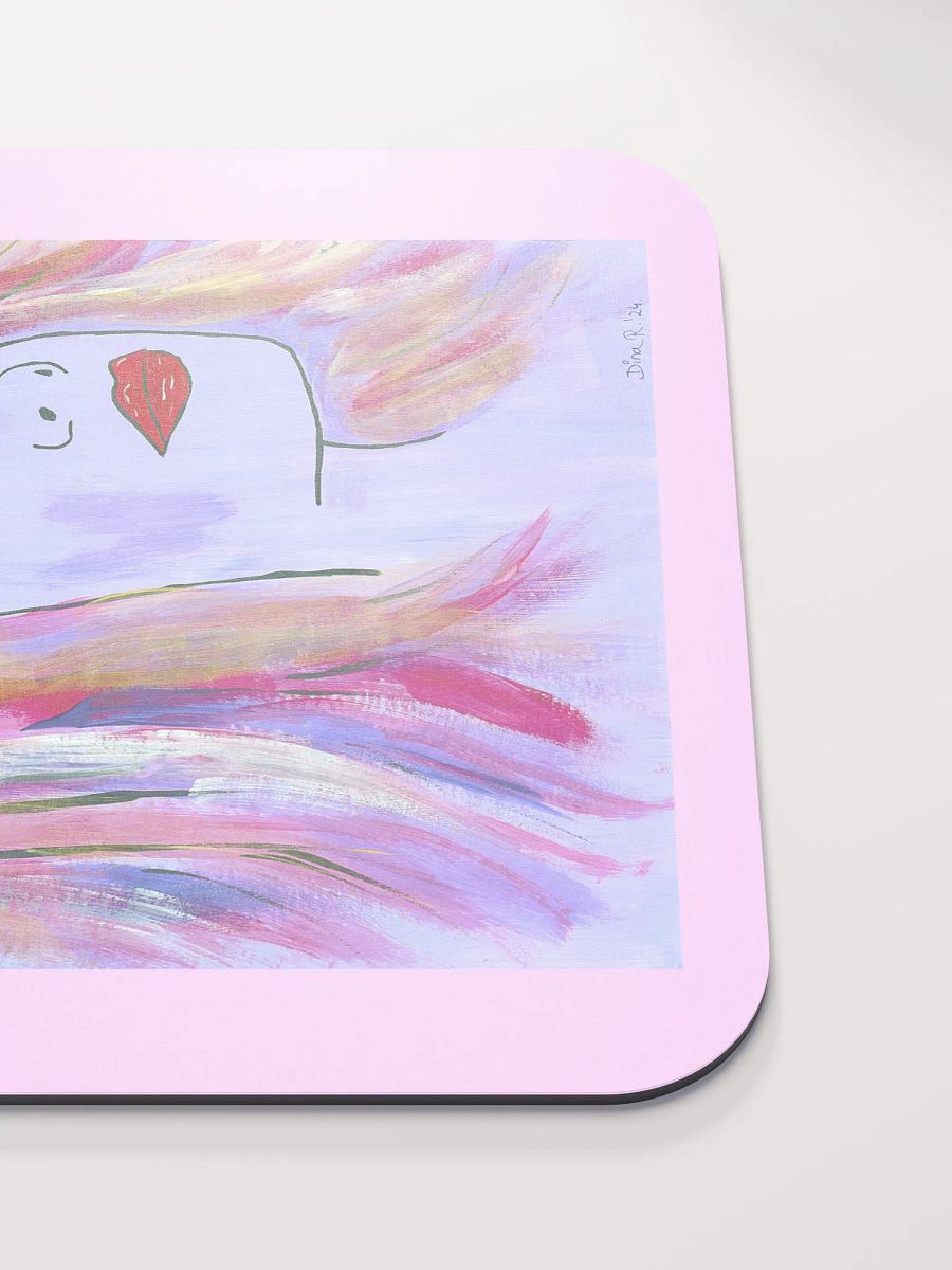 Dreaming Girl - (art by Dina R.) - acrylic painting picture - Classic Mouse Pad product image (5)