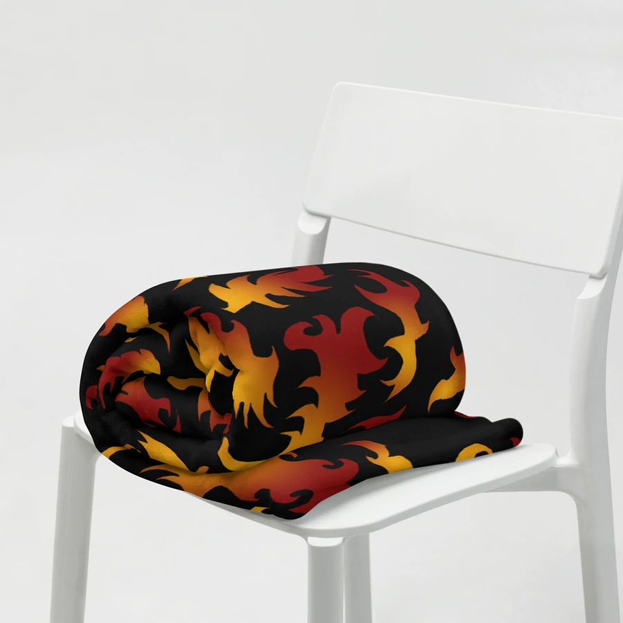 Abstract Flames Pattern Throw Blanket product image (19)