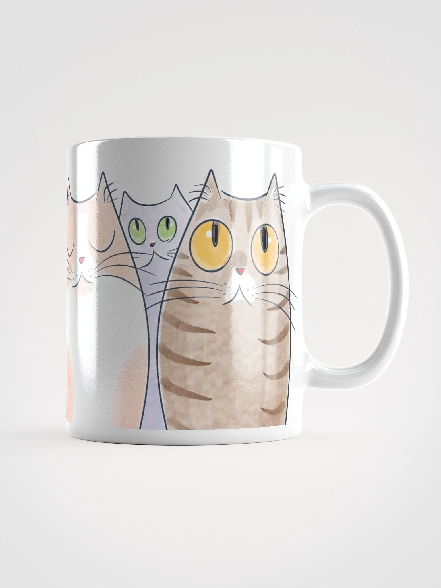 Whimsical Cat Parade Mug product image (1)