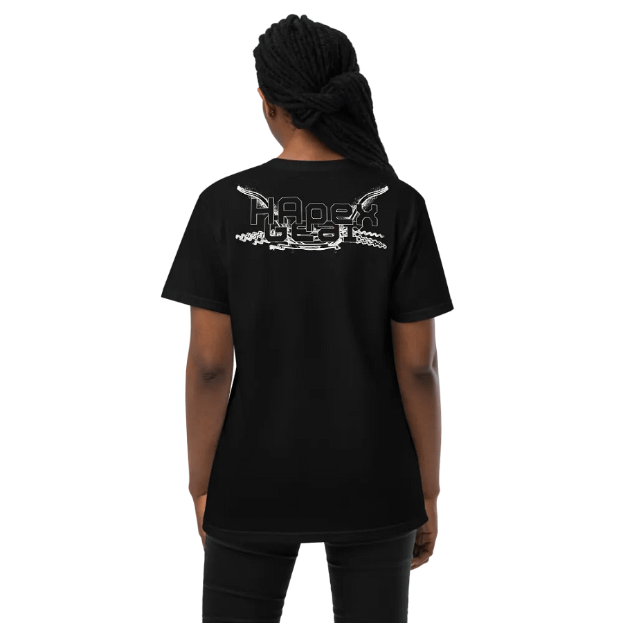 Unisex Garment-Dyed Pocket T-Shirt - Black HApex Gear Black Logo product image (4)