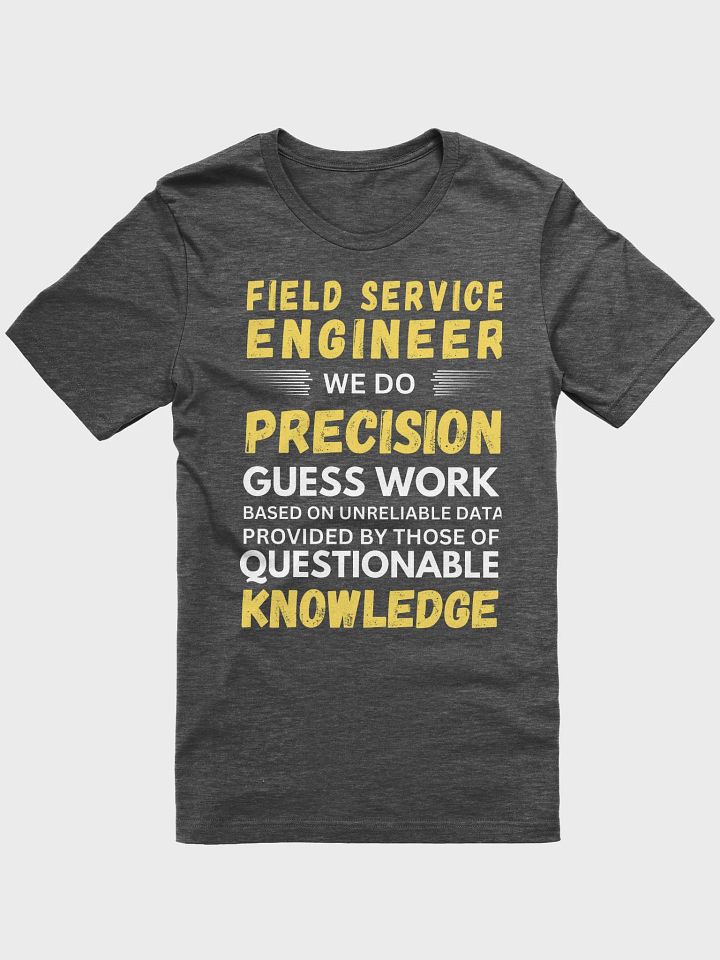 Field Service Engineer - Unisex T-shirt Bella Canvas 3001 product image (2)