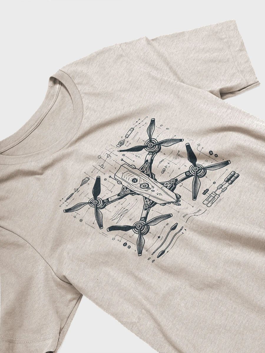 FPV Drone Blueprint T-Shirt product image (3)