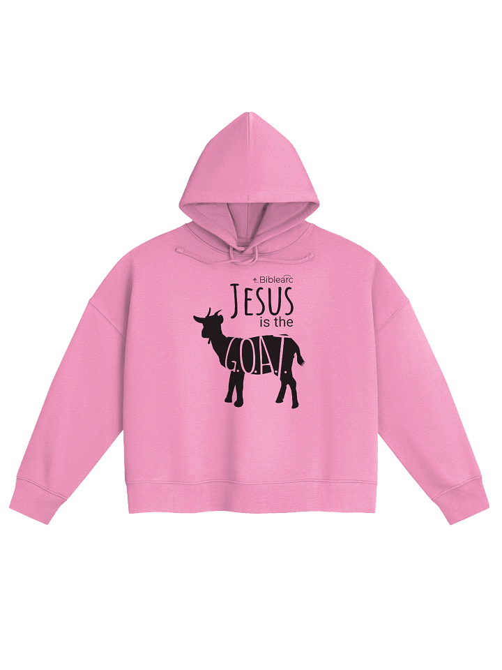 Jesus is the G.O.A.T. Women’s Short-Cut Hoodie product image (1)