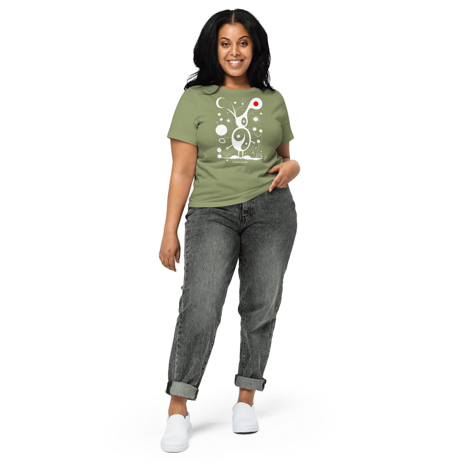 Cotton Heritage Women's High-Waisted Tee product image (1)