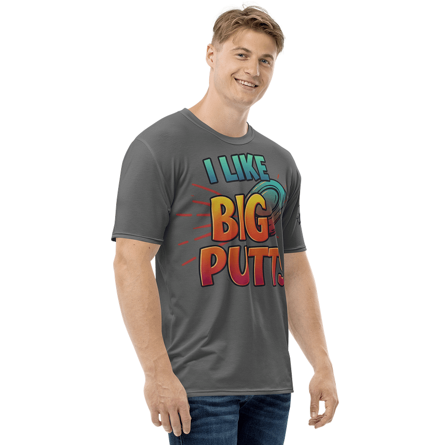 Fancy Lads Men's Grey T-Shirt "I Like Big Putts" product image (5)