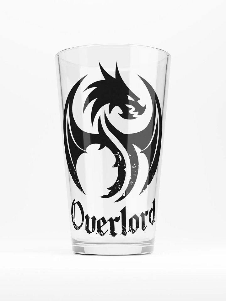 Overlord Pint Glass (Black) product image (1)