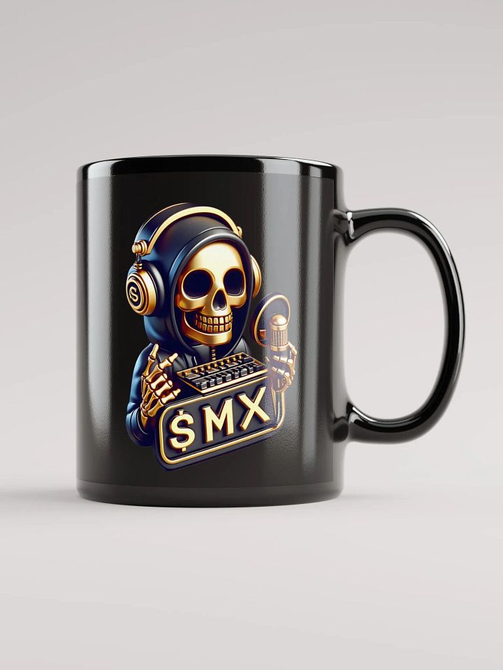 SMX Morbid Gold Trim Black Glossy Mug product image (1)