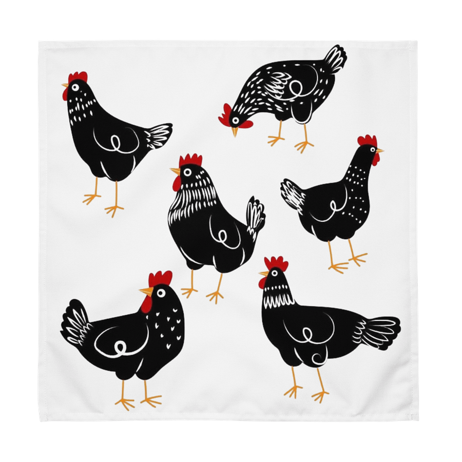 Rustic Rooster Cloth Napkin Set (4) product image (4)