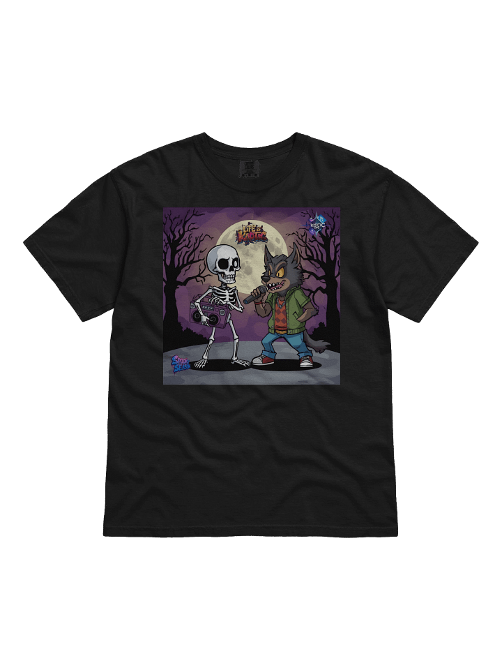 Life Is Kaotic Spooky Season Skeleton Werewolf Tee product image (1)