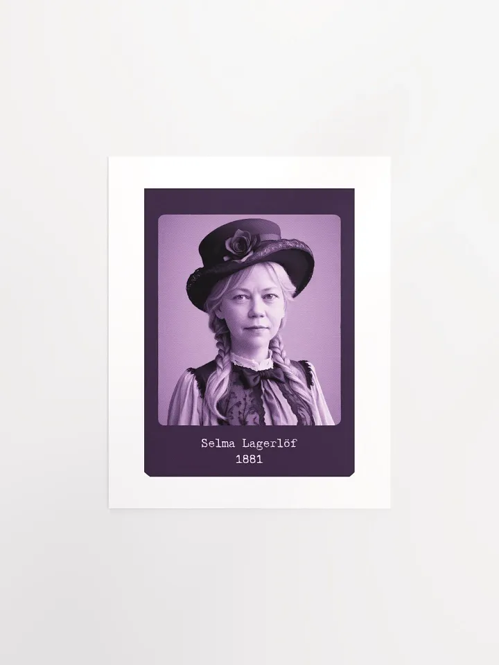 Selma Lagerlöf 1881 - Print product image (1)