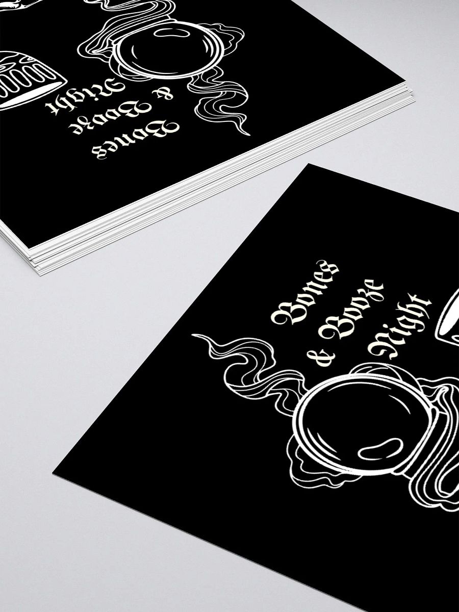 Bones & Booze Night Sticker product image (10)