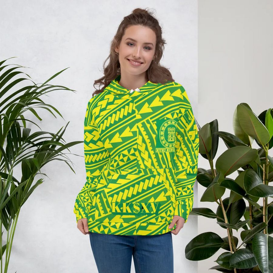 Polynesian Symmetry TATAU Recycled Hoodie product image (5)