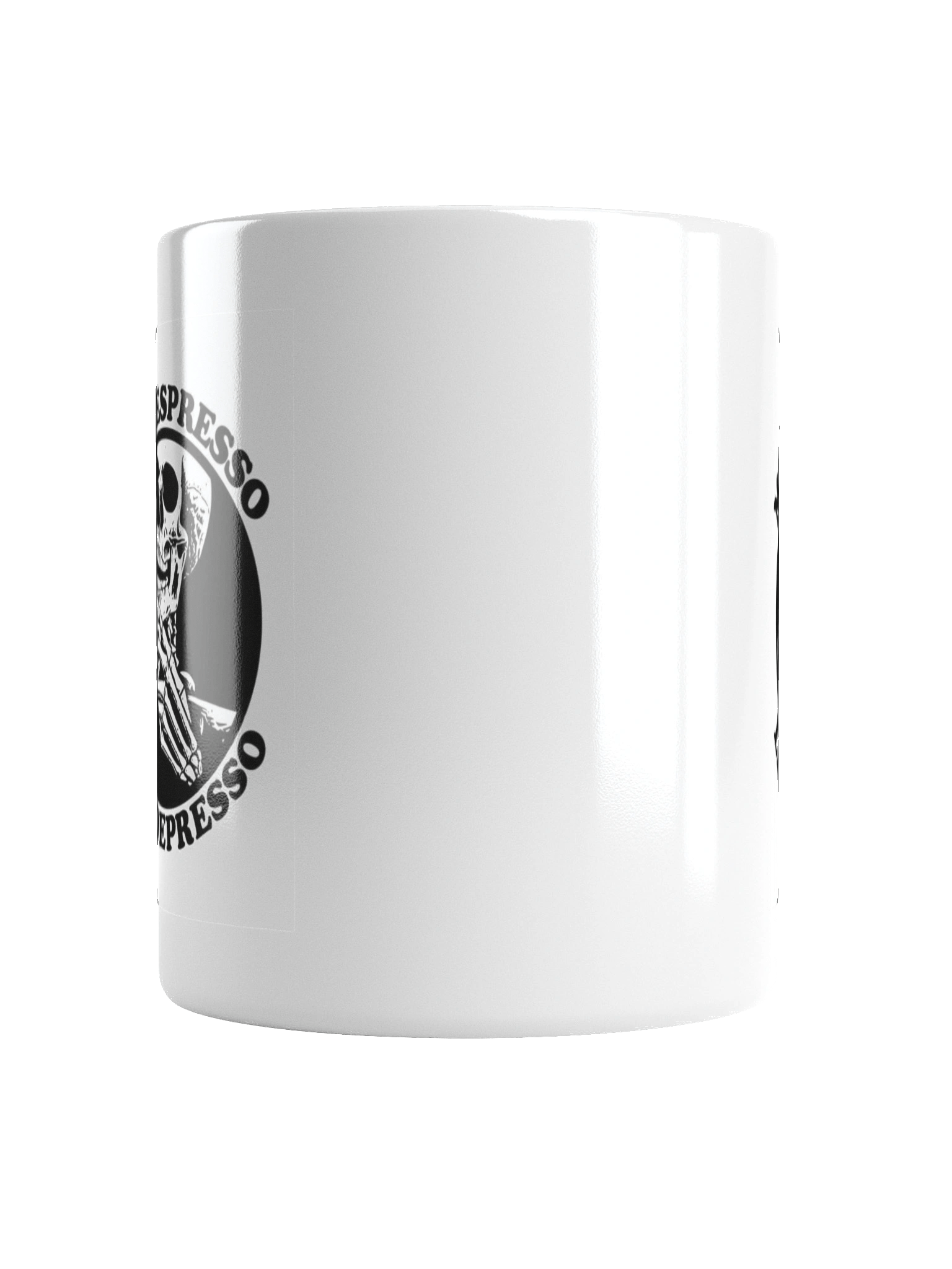 Skeleton Espresso White Glossy Mug product image (6)