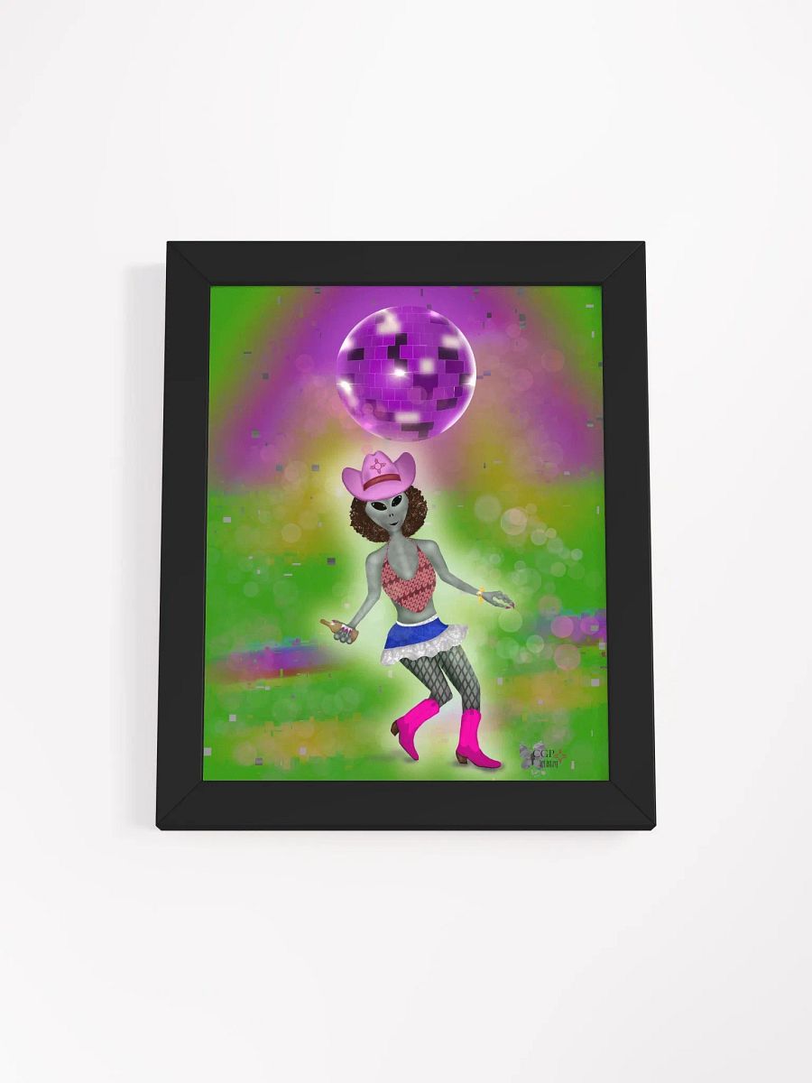 Extraterrestrial Disco Diva Framed Poster product image (3)