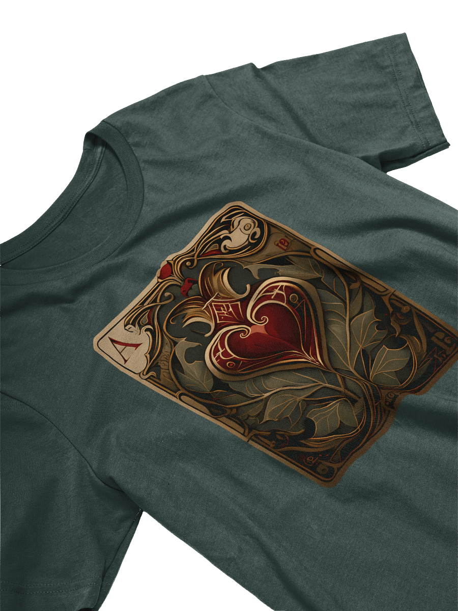 Ace of Hearts Vintage Playing Card T-Shirt product image (4)