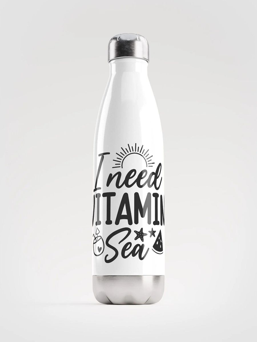 Sun-Kissed Seaside Stainless Steel Water Bottle product image (1)