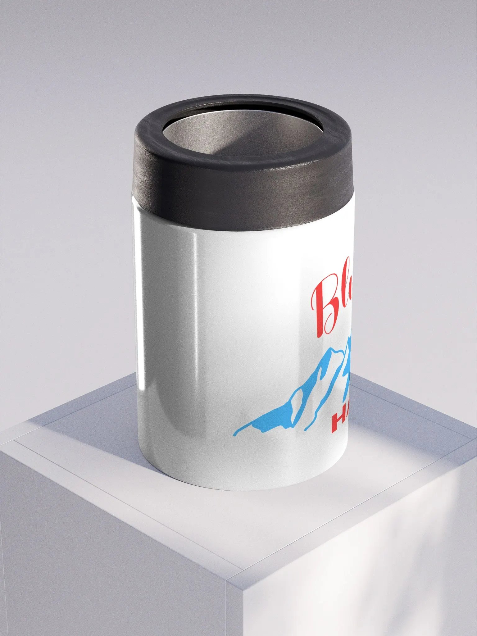 cold as the Rockies blue koozie product image (1)