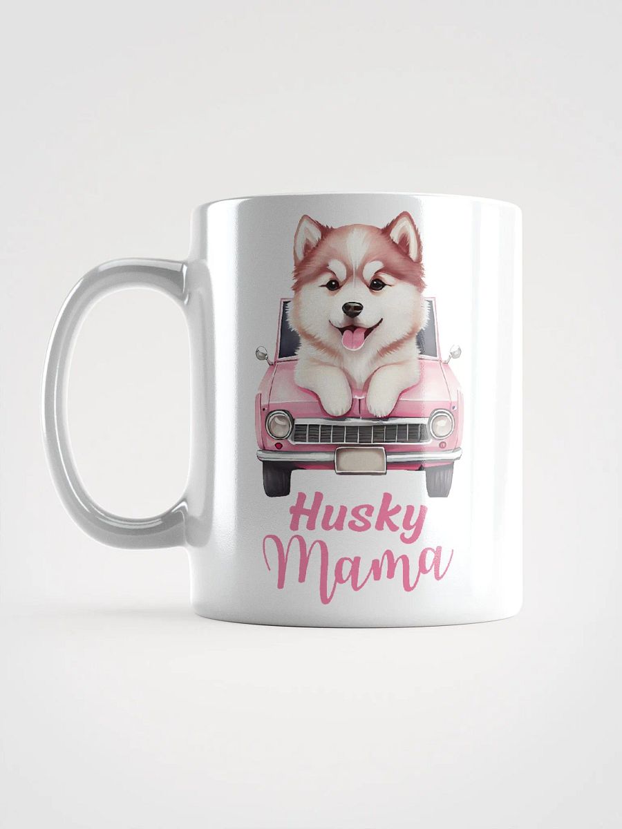 Husky Mommy White Glossy Mug product image (6)
