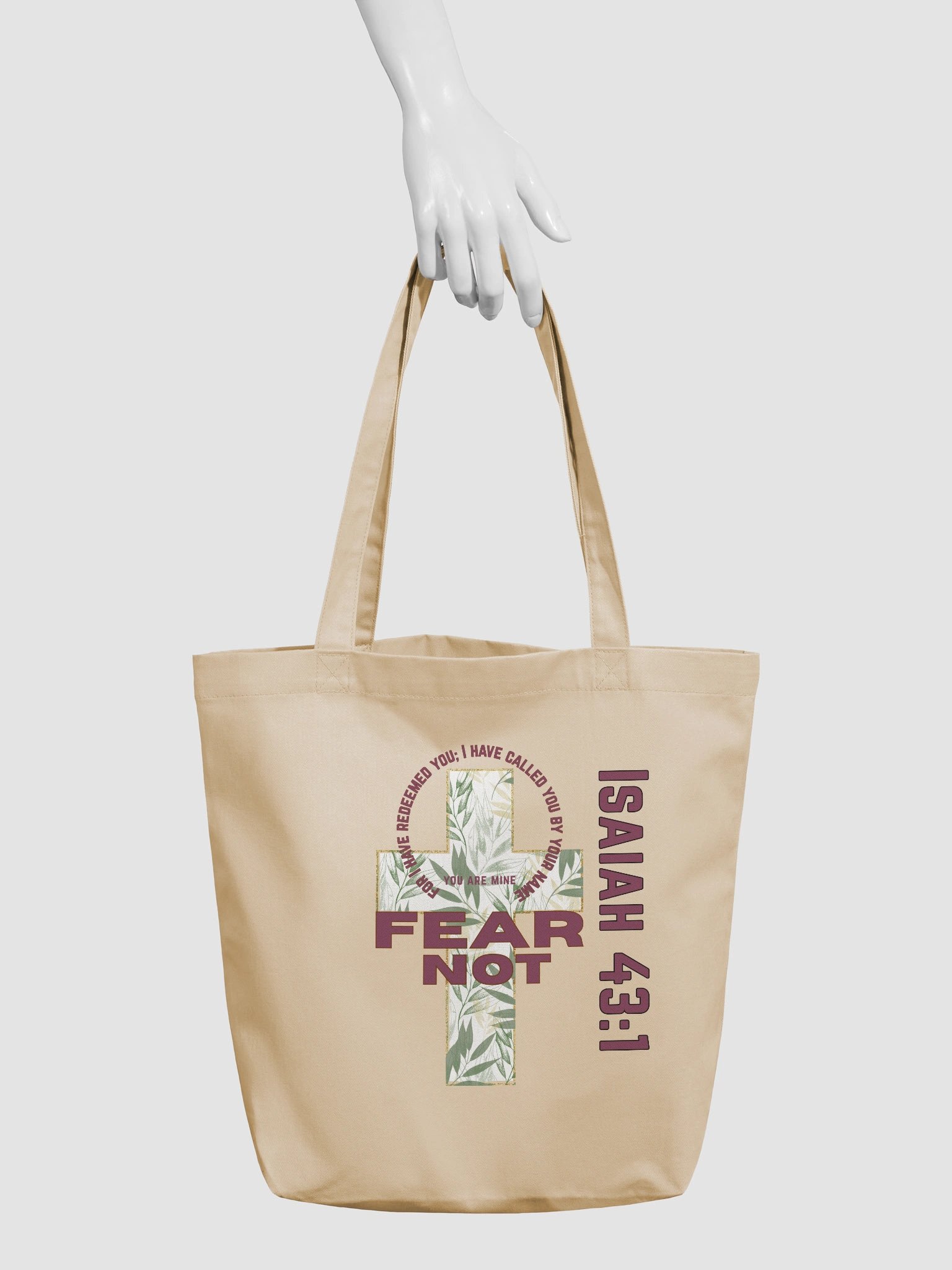 Fear Not, For I Have Redeemed You — Tote Bag product image (3)