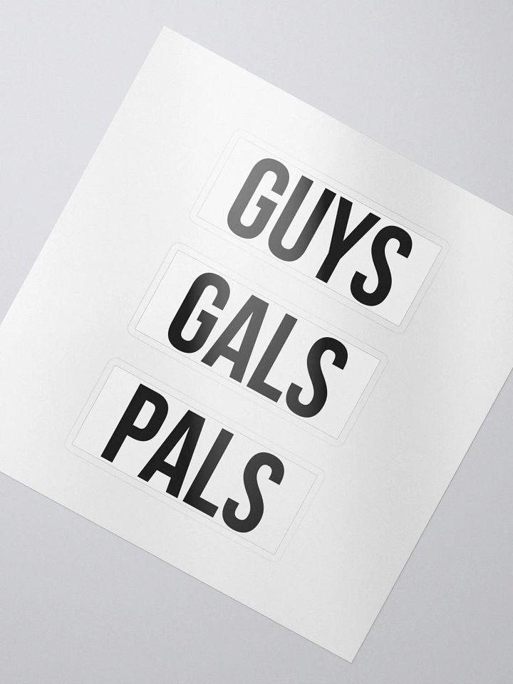 Guys Gals Pals Stickers product image (2)