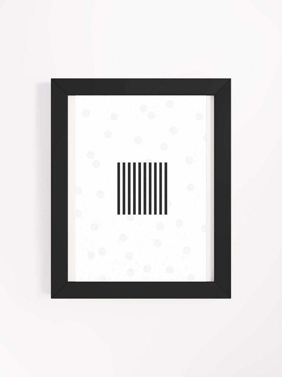 Black Lines Framed Matte Poster product image (101)