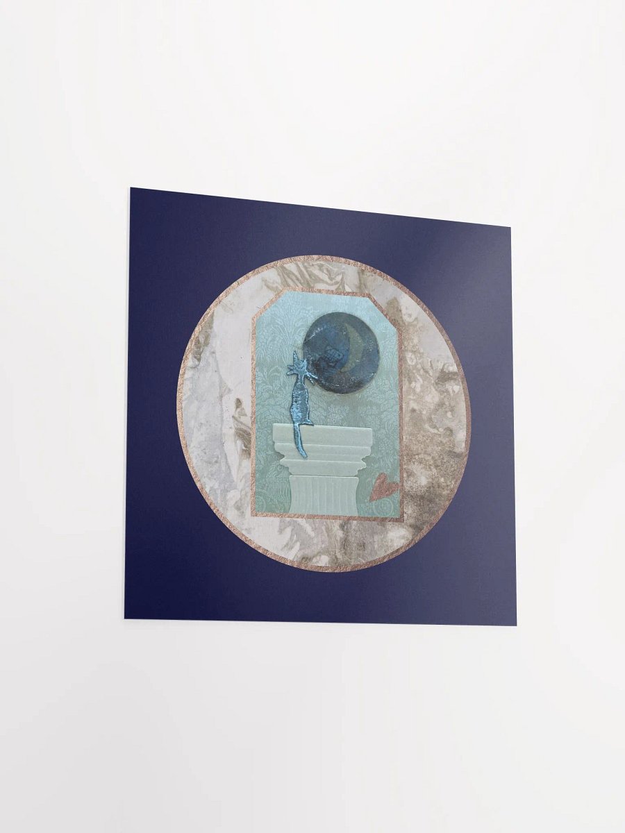 Moon Cat Matte Paper Poster product image (12)