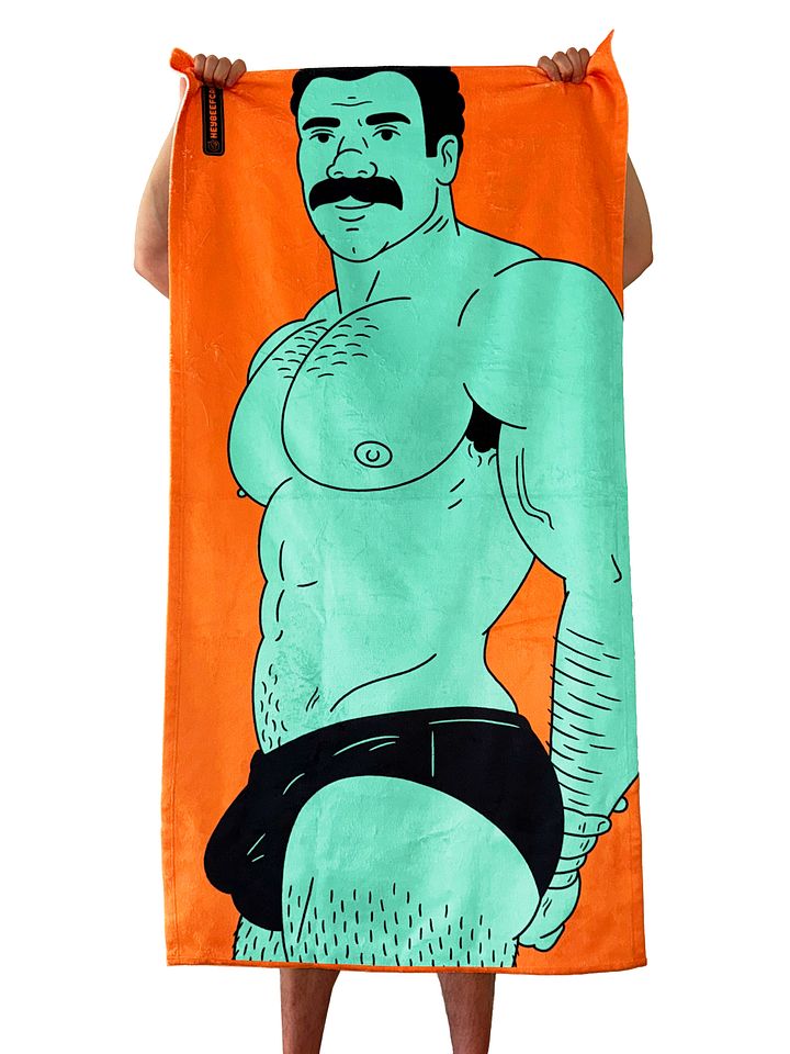 Hot Hunk Beach Towel product image (2)