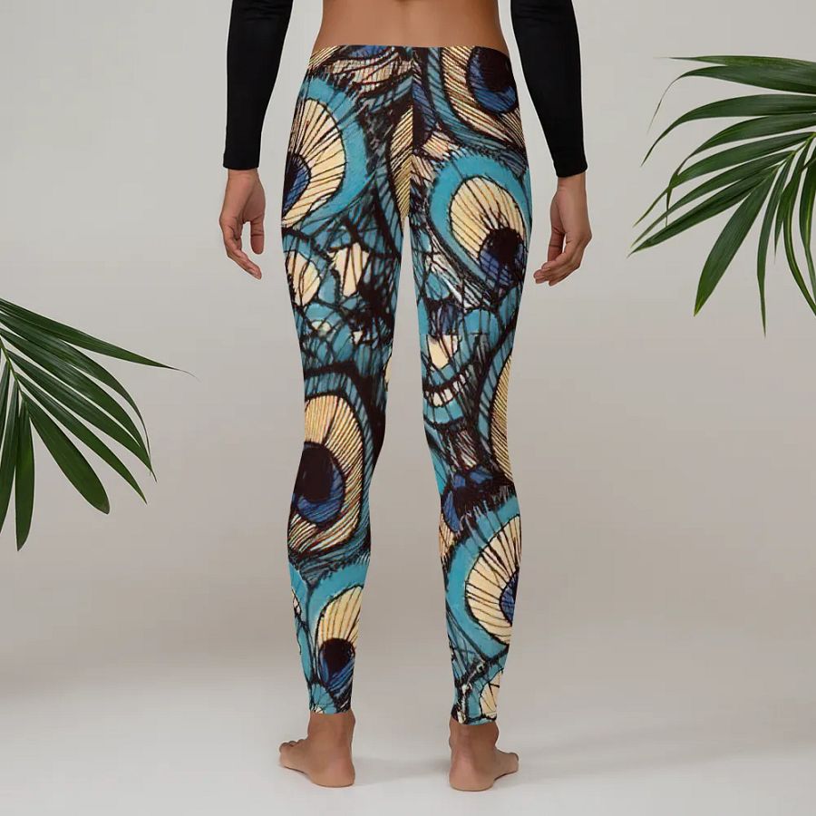 Peacock Feather Dream Leggings product image (4)